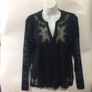 4 YOU Scandinavia Black w Silver Embroider…